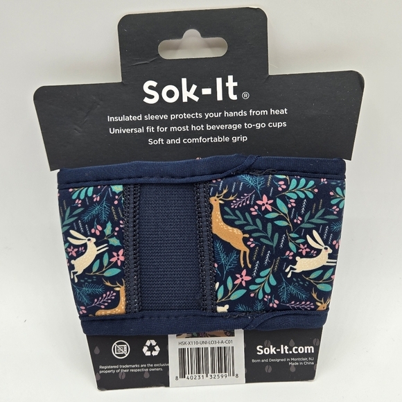 Java Sok Bunny Hop Hot Cup Sleeve - Picture 2 of 4